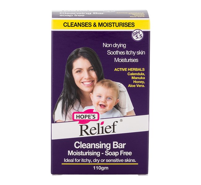 Hopes Relief Cleansing Bar Soap Free 110g